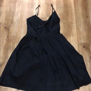 Navy summer dress with pockets